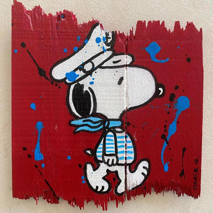 Painting F1 Snoopy marin by Marie G.  | Painting