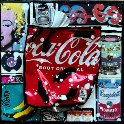Painting POP COKE by Costa Sophie | Painting