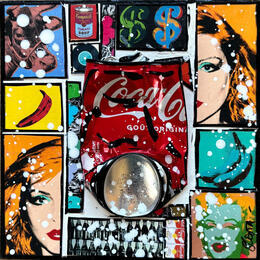 Peinture POP COKE (blondie) par Costa Sophie | Tableau