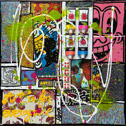 Gemälde Tribute to K.Haring von Costa Sophie | Gemälde