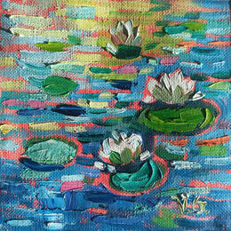 Painting Lilies impression by Georgieva Vanya | Painting