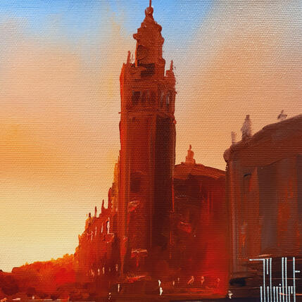 Painting Le Beffroi by Guillet Jerome | Painting