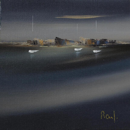 Peinture Impression marine 92 par Roussel Marie-Ange et Fanny | Tableau