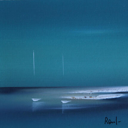 Painting Evasion 92 by Roussel Marie-Ange et Fanny | Painting