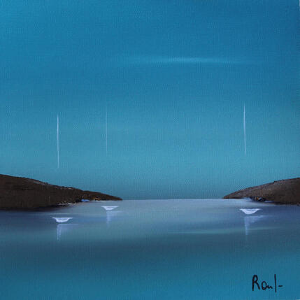 Painting Douce quiétude 92 by Roussel Marie-Ange et Fanny | Painting