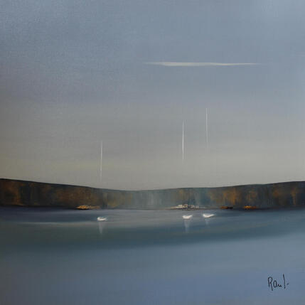 Painting Ambiance marine 92 by Roussel Marie-Ange et Fanny | Painting