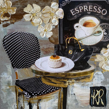 Gemälde Paris au printemps  von Romanelli Karine | Gemälde