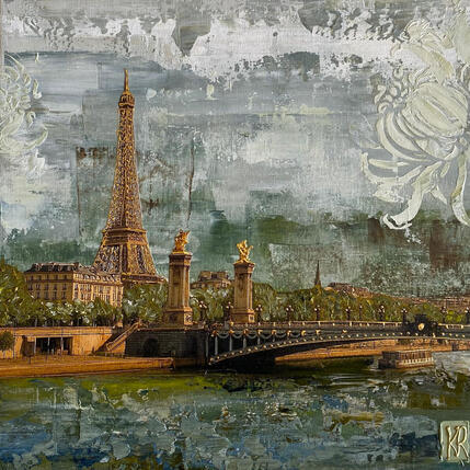 Gemälde Paris en mai  von Romanelli Karine | Gemälde