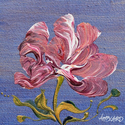 Pintura Petite pivoine por Amblard Florence | Pintura