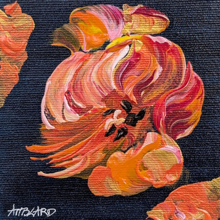 Pintura Orange tulip por Amblard Florence | Pintura Impressionism Acrílico Naturaleza, Paisajes