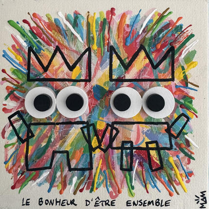 Pintura DUO HEUREUX por Mam | Pintura