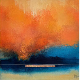 Painting Abstraction # 4598 by Hévin Christian | Painting
