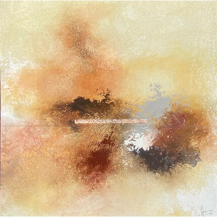 Painting Abstraction # 4598 by Hévin Christian | Painting Abstract Acrylic, Oil, Pastel Minimalist