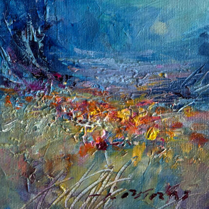 Painting Sound of Petals  by Petras Ivica | Painting