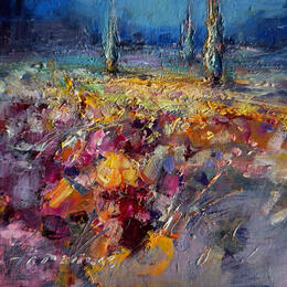 Pintura Endless Meadow  por Petras Ivica | Pintura
