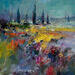 Pintura Quite Place por Petras Ivica | Pintura Impressionism Paisajes Aceite