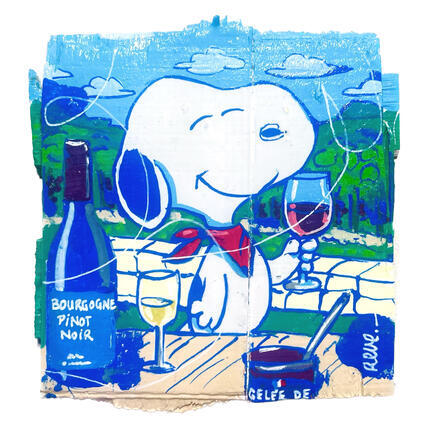 Painting Pinot  by Revel | Painting Pop-art Pop icons