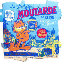 Painting Garfield  by Revel | Painting Pop-art Upcycling Pop icons