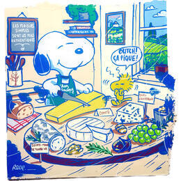 Painting Fromage! by Revel | Painting Pop-art Upcycling Pop icons