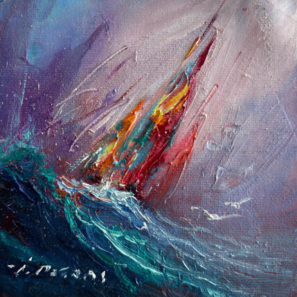 Painting F1 Racing Sails 10016-17018-20260407-4 by Petras Ivica | Painting Impressionism Oil Landscapes