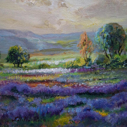 Painting Paisaje colorido by Cabello Ruiz Jose | Painting