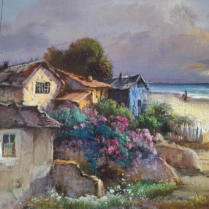 Pintura Casinas por Cabello Ruiz Jose | Pintura