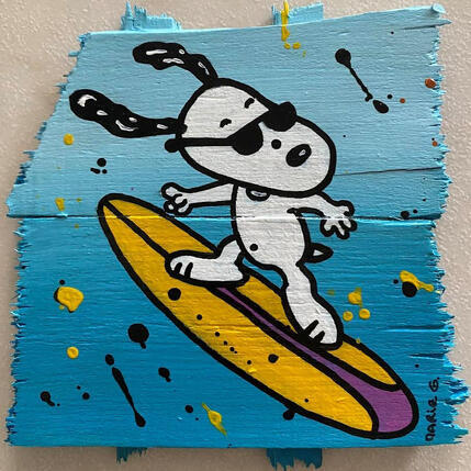 Gemälde F1  Surfing the wave von Marie G.  | Gemälde