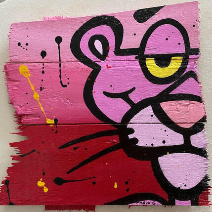 Gemälde F2  Panthère rose von Marie G.  | Gemälde