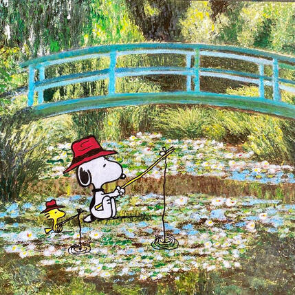 Gemälde F4  Un dimanche chet Monet (Giverny) von Marie G.  | Gemälde