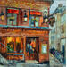 Pintura Café de Relais por Novokhatska Olga | Pintura
