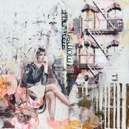 Painting Creating your moment by Bergeron Marie-Josée | Painting