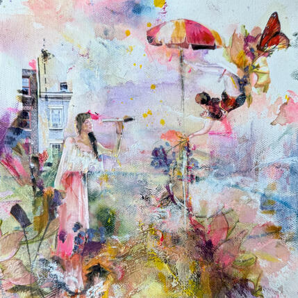 Painting Curious love by Bergeron Marie-Josée | Painting