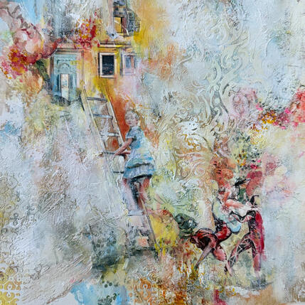 Painting The silent climb by Bergeron Marie-Josée | Painting