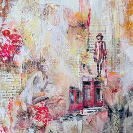 Painting The souls partners by Bergeron Marie-Josée | Painting