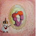 Painting La gioiosa pausa del tè by Nai | Painting Surrealism Acrylic Gluing