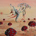 Painting Metamorfosi marina by Nai | Painting Surrealism Acrylic Gluing