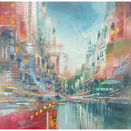 Painting Bigarrée by Levesque Emmanuelle | Painting  Oil