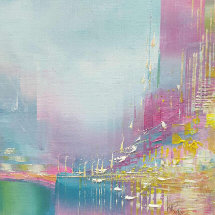 Painting Ciel pastel by Levesque Emmanuelle | Painting