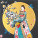 Gemälde DANCING WITH BUTTERFLIES 10 von Rebeyre Catherine | Gemälde Naive Kunst Acryl
