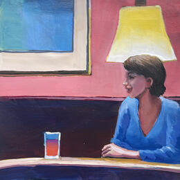 Peinture Femme d’intérieur par Alice Roy | Tableau