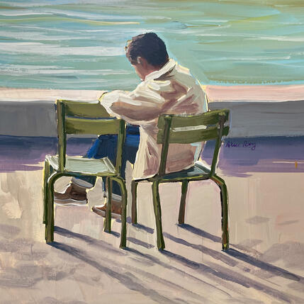 Gemälde Les chaises du luxembourg von Alice Roy | Gemälde