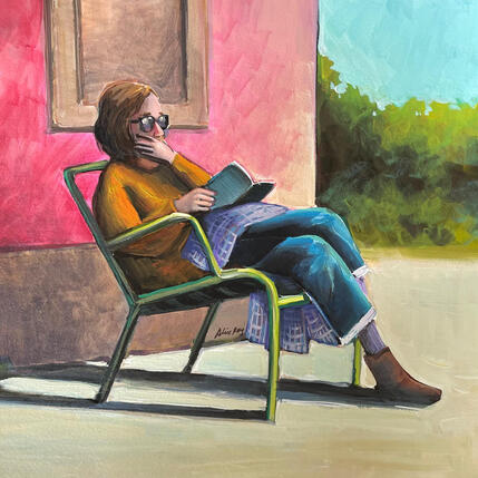 Painting Le roman du Luxembourg by Alice Roy | Painting