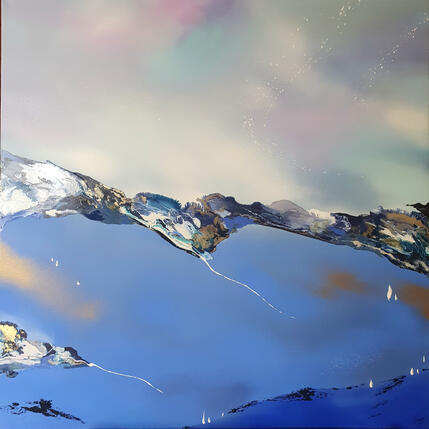Peinture 981 par Naen | Tableau Abstrait Acrylique, Encre