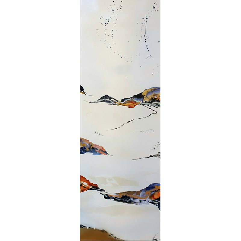 Painting 922 A by Naen | Painting Abstract Acrylic, Ink