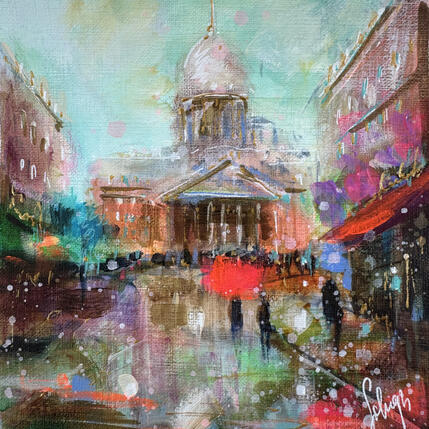 Painting Rue des Ecoles by Solveiga | Painting