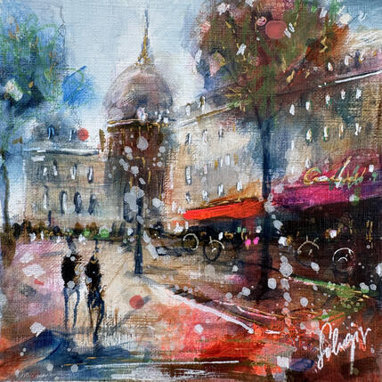 Painting Instant Parisien  by Solveiga | Painting
