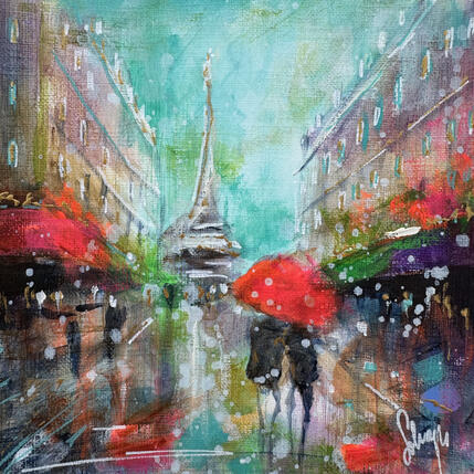 Painting Parenthèse parisienne  by Solveiga | Painting