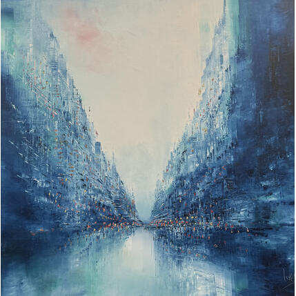 Painting les couleurs de Montpellier by Levesque Emmanuelle | Painting Oil