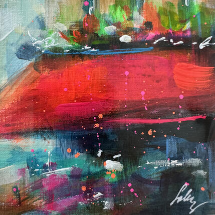 Peinture  Café du dimanche  par Solveiga | Tableau  Acrylique