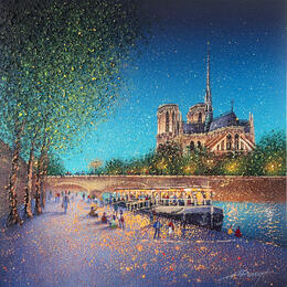 Painting Les lumières de la Seine by Dessapt Alan | Painting